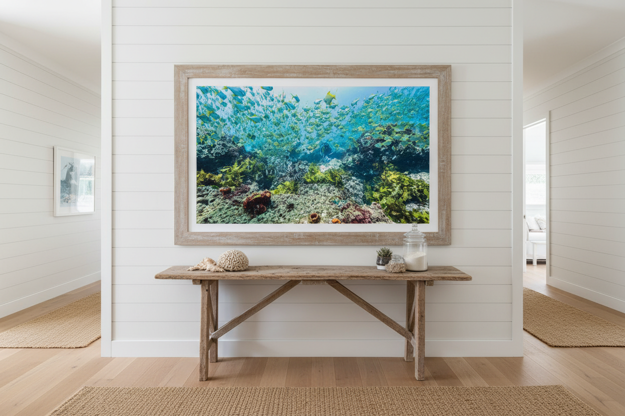 Hans and the Fish — Hallway Mockup
