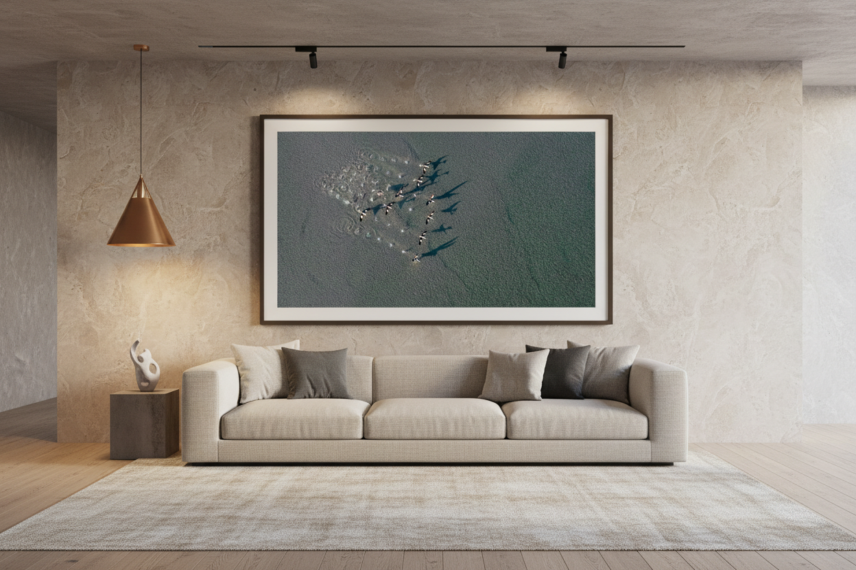 Pelican Take Off — Living Room Mockup
