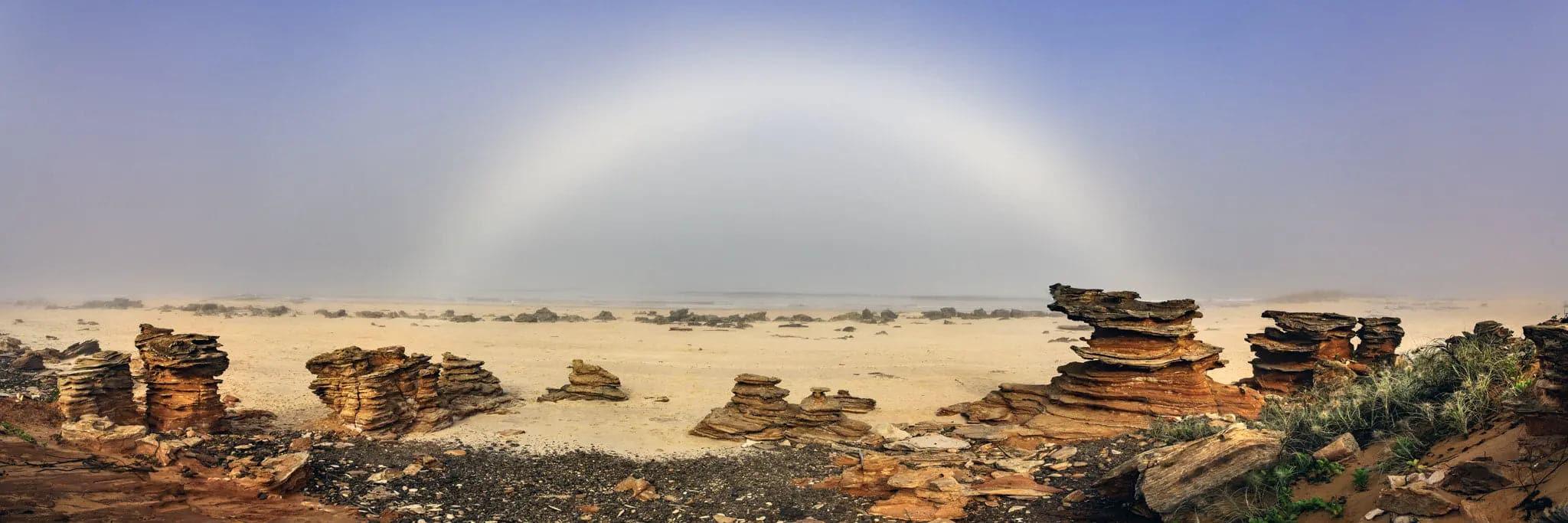 Fairy Light Fog Bow | riddell-beach-broome | Posters, Prints, & Visual Artwork | Inspiral Photography