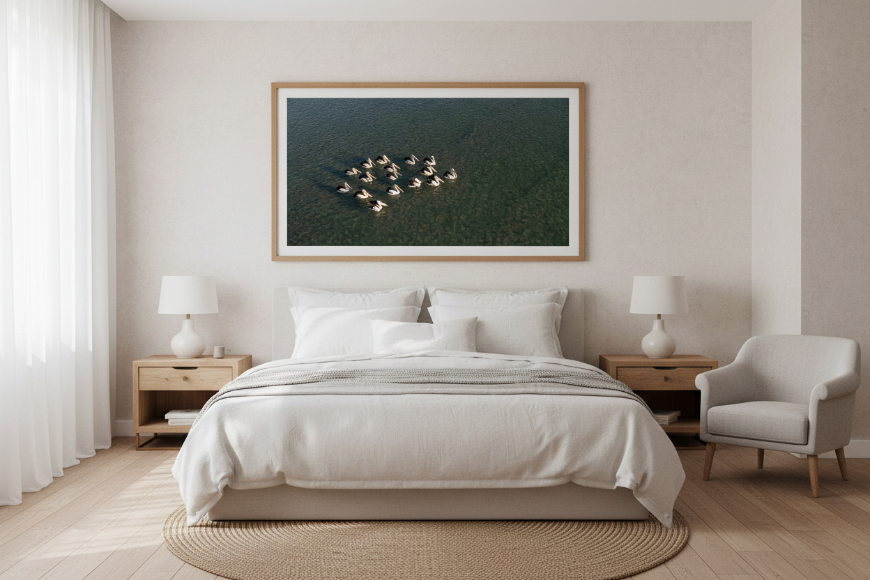 Pelican Group in Coastal Bedroom