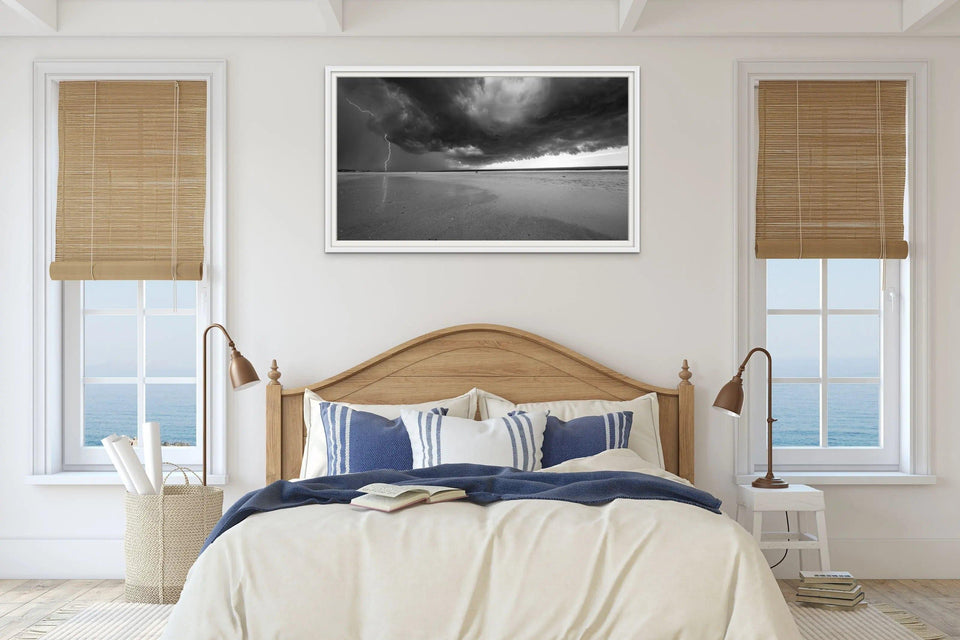 Cable Beach Lightning B&W | copy-of-cable-beach-lightning | Posters, Prints, & Visual Artwork | Inspiral Photography