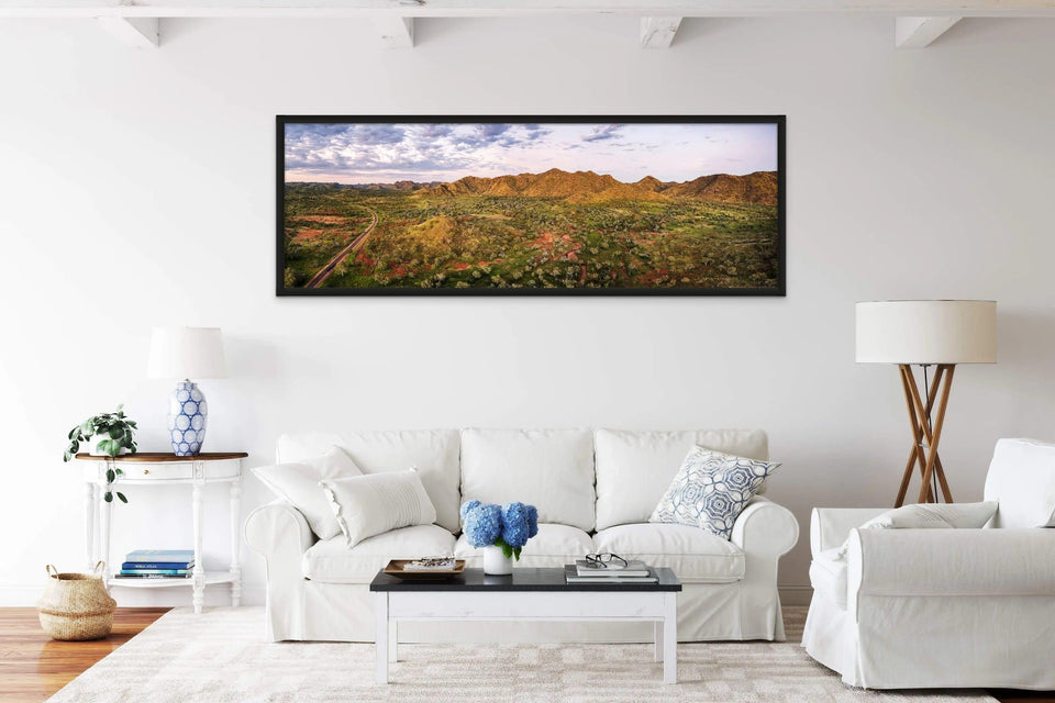 Early Range Double Stitch | copy-of-puddle-panorama | Posters, Prints, & Visual Artwork | Inspiral Photography