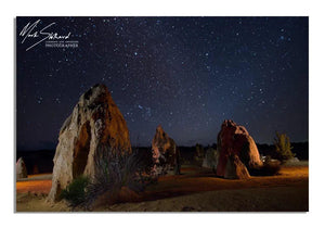 Light Painting Pinnacles | light-painting-pinnacles | Posters, Prints, & Visual Artwork | Inspiral Photography