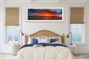 Longreach Classic Sunset | pano | Posters, Prints, & Visual Artwork | Inspiral Photography