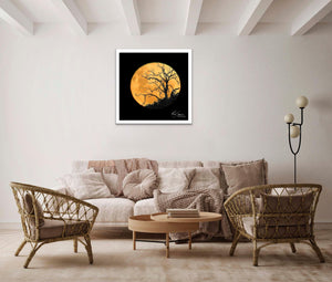 Craggy Tree Full Moon | craggy-tree-full-moon | Posters, Prints, & Visual Artwork | Inspiral Photography